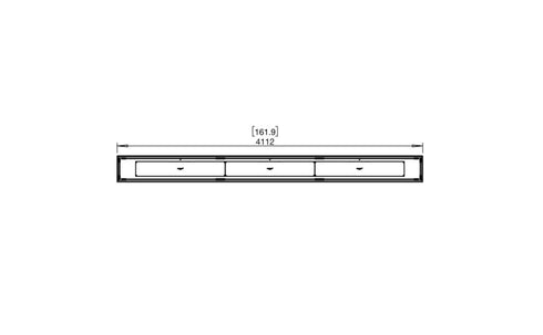 Ecosmart Fire Flex 158BN Bench Fireplace Insert - Black Finish / Black Burner - ESF.FX.158BN.B